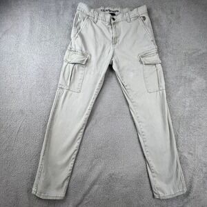 Vintage US Polo Assn. Mens 30 x 32 Stretch Cargo Pants Khaki Ralph Lauren